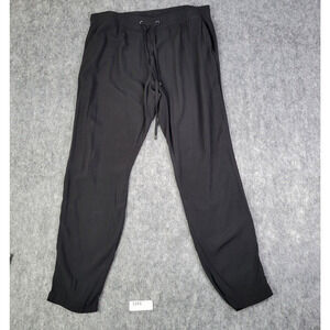 DeFacto Women Pants 44 Large 12 Black Jogger Athleisure Sweatpant Drawstring‎